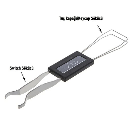 Spelt Mekanik Klavye Switch ve Tuş Kapağı Sökme Aparatı