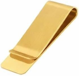 Spelt Metal Kağıt Para Tokası Kart Tutucu Klips Cüzdan Ataş Altın 5cm x 1,5cm