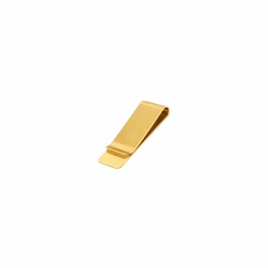 Spelt Metal Kağıt Para Tokası Kart Tutucu Klips Cüzdan Ataş Altın 5cm x 1,5cm