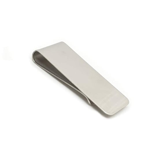 SPELT Metal Mini Kağıt Para Tokası Kart Tutucu Klips Cüzdan Ataş Gümüş 5cm x 1,5cm Küçük Boy