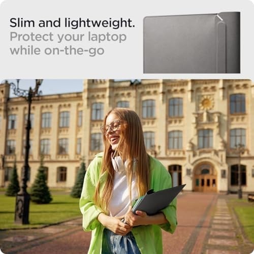 Spigen 14 / 13 MacBook & Notebook Laptop Taşıma Çantası Valentinus Sleeve Gri - AFA06415 (Spigen TR Garantili) - Seçenekler: 14 inch, 14inch, 16 inch