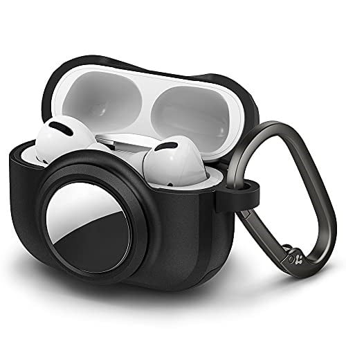 Spigen AirPods Pro (1.nesil) / AirTag ile Uyumlu Kılıf Tag Armor Duo Black - ACS03167