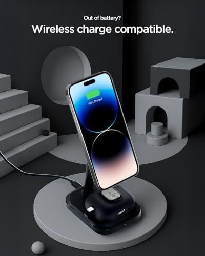 Spigen AirPods Pro 3 ile Uyumlu Kılıf Nano Pop Kaymaz Silikon Siyah Kapak - ACS10133 (Spigen TR Garantili)