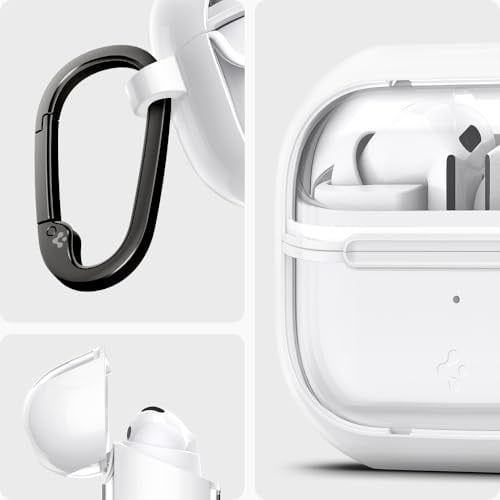 Spigen Galaxy Buds 3 Pro/Buds 3 ile Uyumlu Kılıf Ultra Hybrid Sararmaya Dayanıklı Beyaz Şeffaf Kapak - ACS08431 (Spigen TR Garantili)
