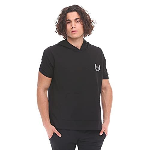 SPQR Kısa Kollu Sweatshirt NEPTUNE SİYAH