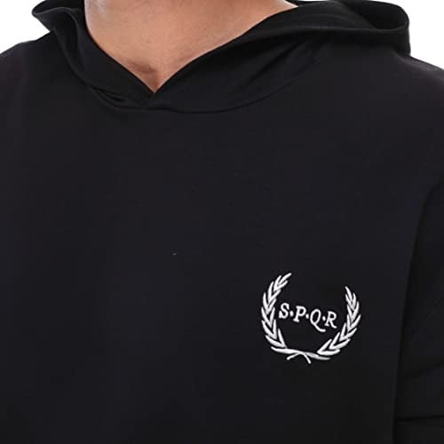 SPQR Kısa Kollu Sweatshirt NEPTUNE SİYAH