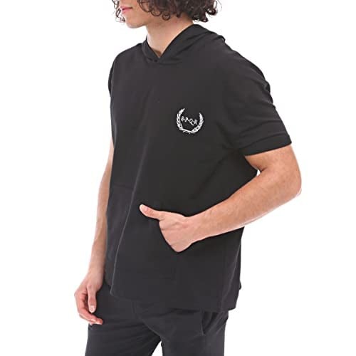 SPQR Kısa Kollu Sweatshirt NEPTUNE SİYAH