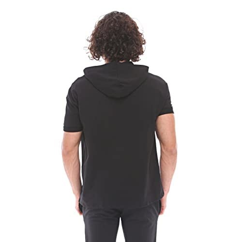 SPQR Kısa Kollu Sweatshirt NEPTUNE SİYAH