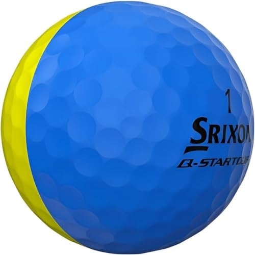 Srixon Q-Star Tour Divide Mavi/Sarı Golf Topları