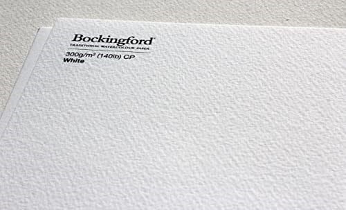 St Cuthberts Mill Bockingford C.P. Pads White Sulu Boya Kağıdı, 300 Gr, 297X210Mm, 12 Sayfa