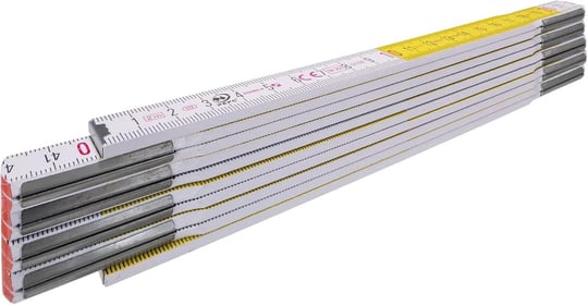 Stabila ölçü aracı Gustav Ullrich GmbH 112800 Holzgliedermassstab l.2 m Beyaz/sarı hava şartlarına dayanıklı Stabila Genauigk. III