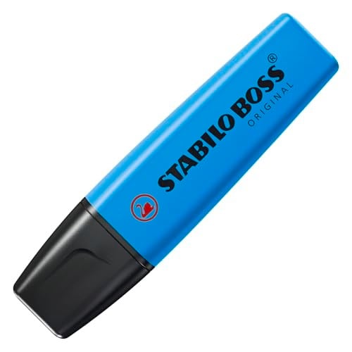 STABILO BOSS ORIGINAL ARTY - Fosforlu Kalem - 10lu Paket - 10 Farklı Soğuk Renkler
