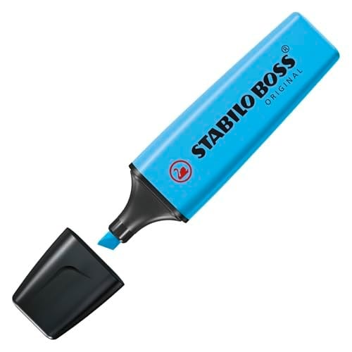 STABILO BOSS ORIGINAL ARTY - Fosforlu Kalem - 10lu Paket - 10 Farklı Soğuk Renkler
