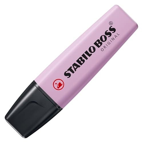 STABILO BOSS ORIGINAL Pastel- Marker İşaretleme Kalemi, 2 mm ve 5 mm Uç, 4lü Paket (4 Adet x 1 Paket)
