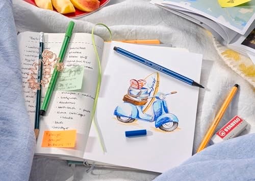 STABILO Pen 68 - Açık Kırmızı (2 paketi) - Seçenekler: 1 stück (10er Pack), 1 stück (10er Pack) (2 paketi)...