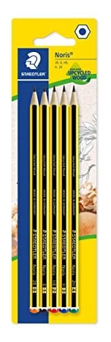 Staedtler 120S Bk5D Noris Kurşun Kalem 5li Blister 2B, B, Hb, H, 2H