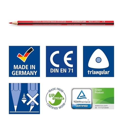 Staedtler 185 C18 Noris Kuru Boya Kalemi 18li