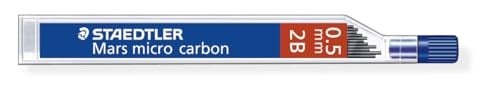 Staedtler 250052B 2B Min 0.5 Mm - Seçenekler: 2B, B, H, HB, 0.5 mm, 0.3 mm, 0.5 mm (2 paketi), 0.7 mm...