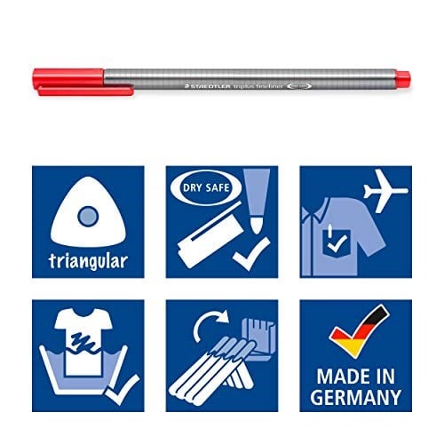 Staedtler 334 SB6CS10 Triplus Fineliner Dino 0.3 mm 6lı Set Karışık Renk - Seçenekler: 323 SB6CS1, 323 SB6CS2, 334 SB6CS4, 334 SB6CS6...