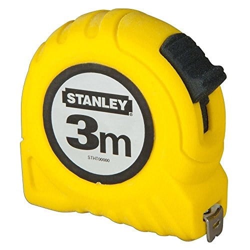 Stanley 1/30/487 Şerit Metre, Sarı/Siyah, 1 Adet