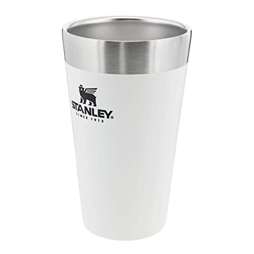 Stanley Adventure Stacking Pint Vakumlu Soğuk İçecek Bardağı, 0.47 Litre, Beyaz (Polar)