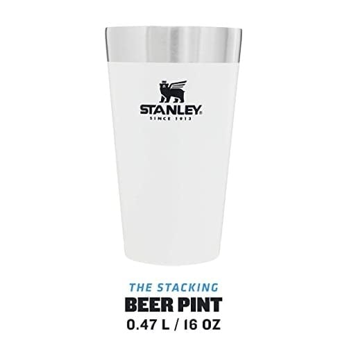 Stanley Adventure Stacking Pint Vakumlu Soğuk İçecek Bardağı, 0.47 Litre, Beyaz (Polar)