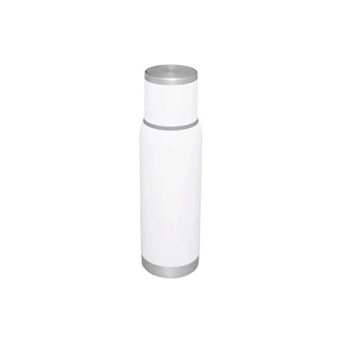 STANLEY Adventure To-Go Termos 1 Litre - Beyaz (Polar) | Paslanmaz Çelik | 25 saat dayanır. Sıcak - 27 saat. Soğuk – Sızdırmaz – BPA içermez – Kapak bardak görevi görür