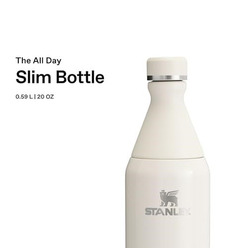 STANLEY All Day Slim Soğuk Su Termosu 0.60 Litre - Krem | Paslanmaz Çelik