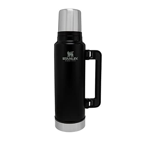 Stanley Classic Legendary Vakumlu Çelik Termos, 1.4 Litre, Mat Siyah
