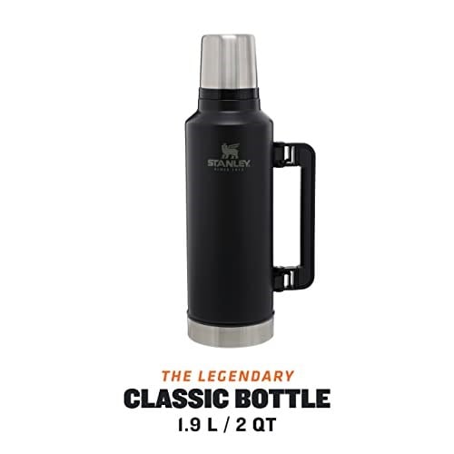 Stanley Classic Legendary Vakumlu Çelik Termos, 1.9 Litre, Mat Siyah