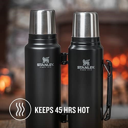 Stanley Classic Legendary Vakumlu Çelik Termos, 1.9 Litre, Mat Siyah