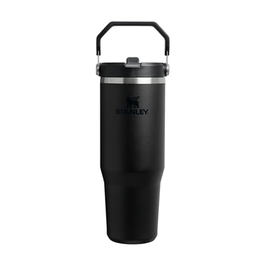 Stanley IceFlow Flip Straw Tumbler Pipetli Termos Bardak, Siyah 2.0, 0.89 Litre - Seçenekler: 0.89 L, 0.9 Liters