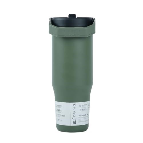 Stanley IceFlow Flip Straw Tumbler Pipetli Termos Bardak, 0.89 Litre, Haki (Dried Pine) - Seçenekler: 0.89 L, 0.9 Liters