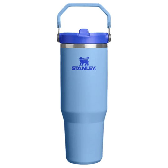 Stanley The IceFlow Flip Straw Pipetli Termos Bardak 890 Ml Blue Sky