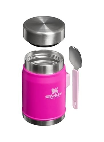 Stanley The Legendary Food Jar + Spork 0.4L / 14oz 10-09382-115 Fuşya