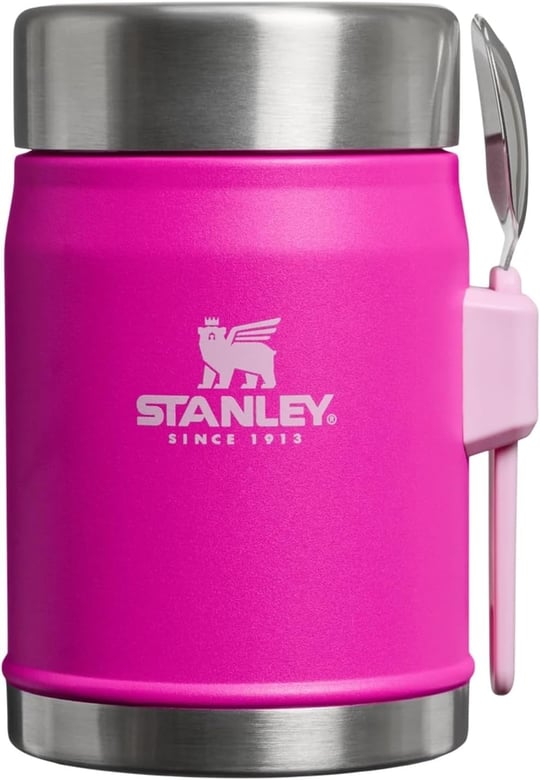 Stanley The Legendary Food Jar + Spork 0.4L / 14oz 10-09382-115 Fuşya
