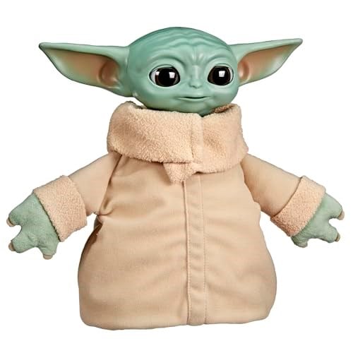 Star Wars Action Buddy Grogu 25 cm Animatronik Figür | Etkileşimli Pelüş ve Aksiyon Figürü | Star Wars: The Mandalorian ve Grogu Oyuncağı | 4 Yaş ve Üzeri Çocuklar İçin