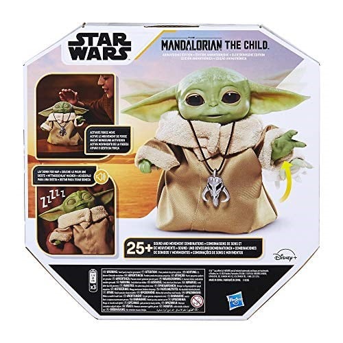 Star Wars The Child Electronic Edition 25ten fazla ses ve hareket kombinasyonu, 4 yaş üstü için Mandalorian oyuncak