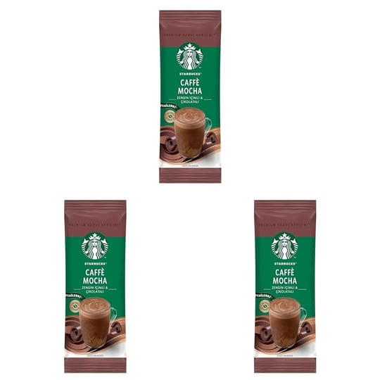 STARBUCKS Caffè Mocha Premium Kahve Karışımı 22 g 3lü paket