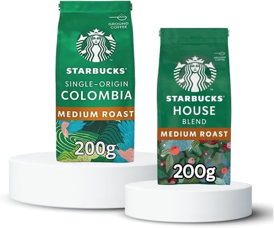 Starbucks Öğütülmüş Kahve Seti, Single-Origin, House Blend 400 g