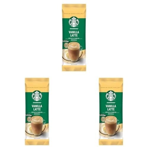 STARBUCKS Vanilla Latte Premium Kahve Karışımı 21,5 g 3lü paket