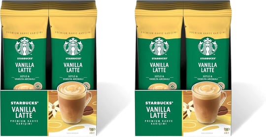 Starbucks Vanilla Latte Premium Kahve Karışımı, 10x21.5 g (2 paketi)