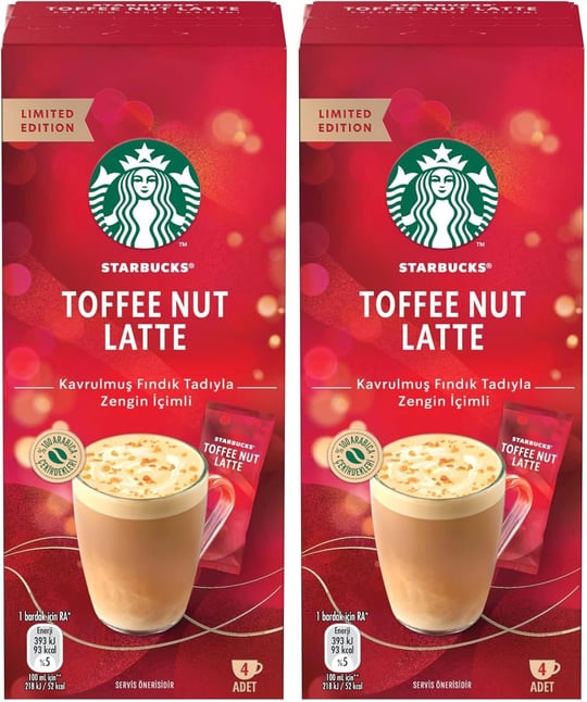 Starbucks Vanilla Latte Premium Kahve Karışımı, 10x21.5 g (2 paketi)
