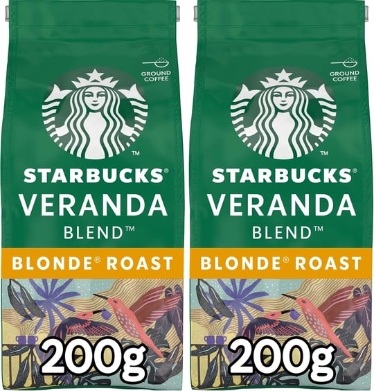 Starbucks Veranda Blend Öğütülmüş Kahve 200 g (2 paketi)