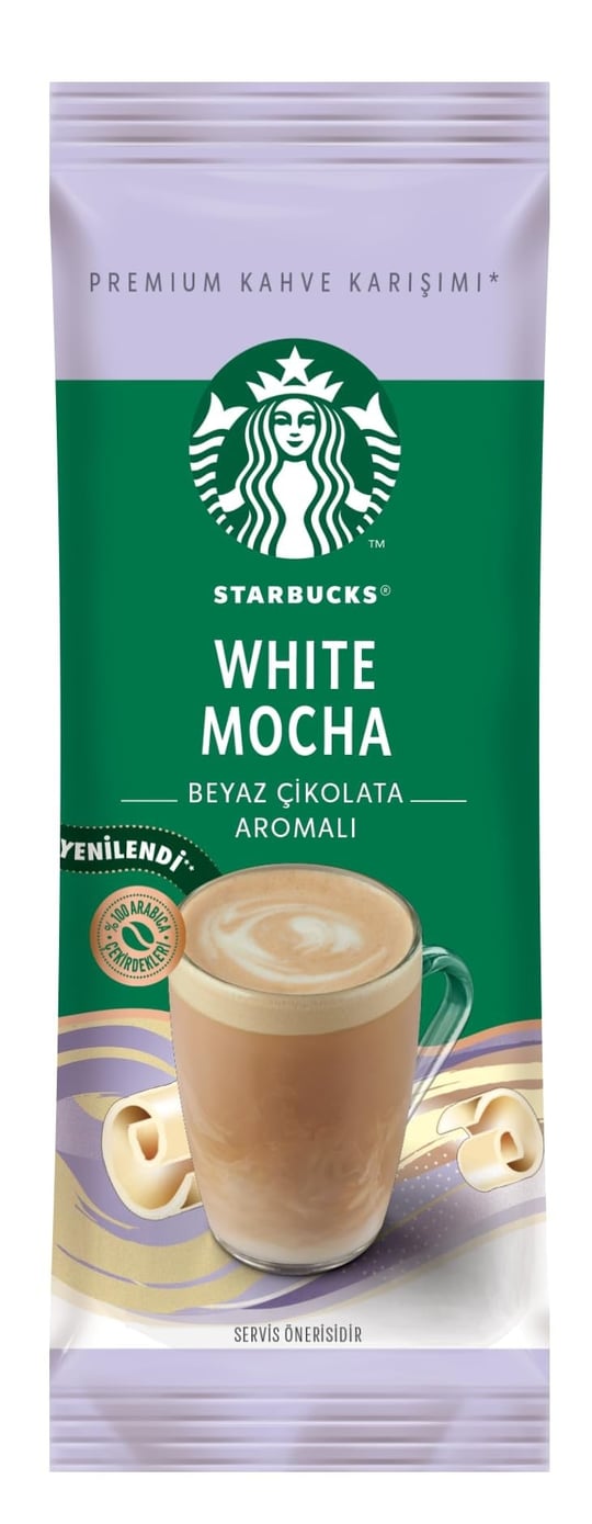 STARBUCKS White Mocha Premium Kahve Karışımı 24 g Tekli Paket