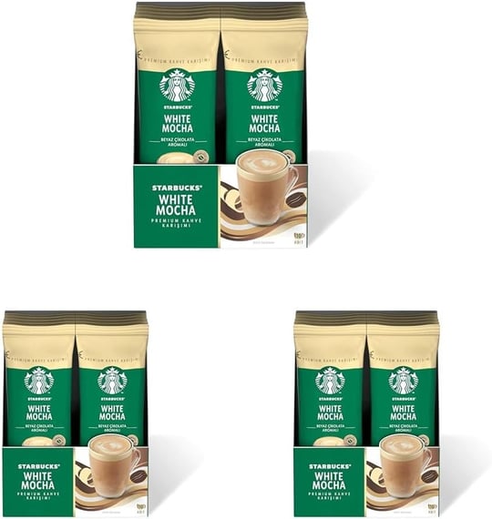 Starbucks White Mocha Premium Kahve Karışımı, 10x24 g