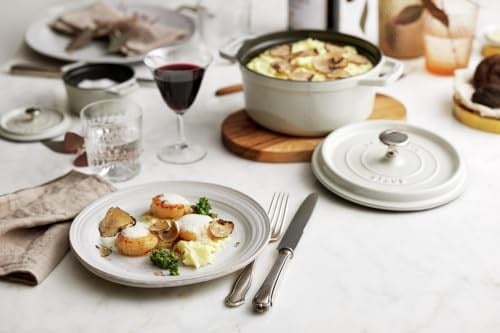 Staub Döküm Tencere Yuvarlak 26 cm Beyaz