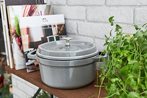 Staub La Cocotte Döküm Tencere, Demir, Gri