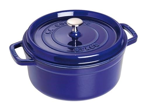Staub La Cocotte Döküm Tencere, Döküm Demir, Lacivert - Bedenler: 22 cm, 34 cm