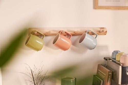 STAUB Seramik Kupa Seti, 350 ml, Makaron Renkli, 6 Parça, Mikrodalga ve Bulaşık Makinesi Uyumlu